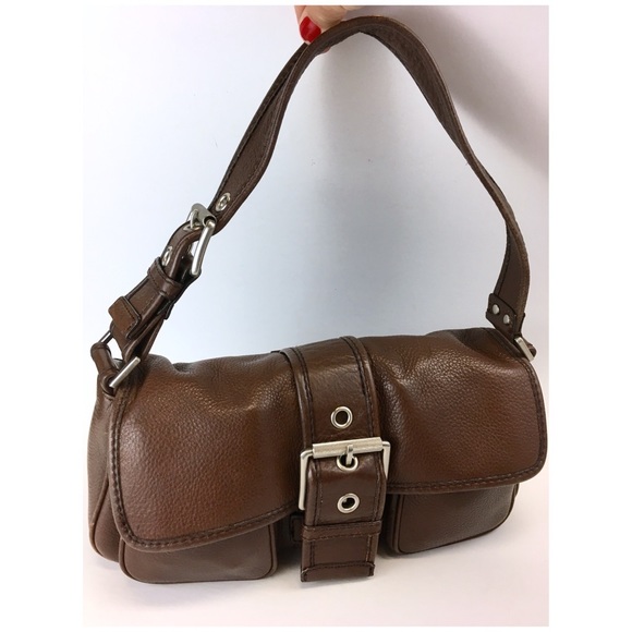 MICHAEL KORS Vintage Brown Pebbled Leather Bag - Picture 2 of 8